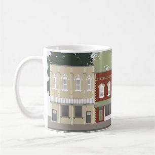 Caneca De Café Mug da rua principal vitoriana