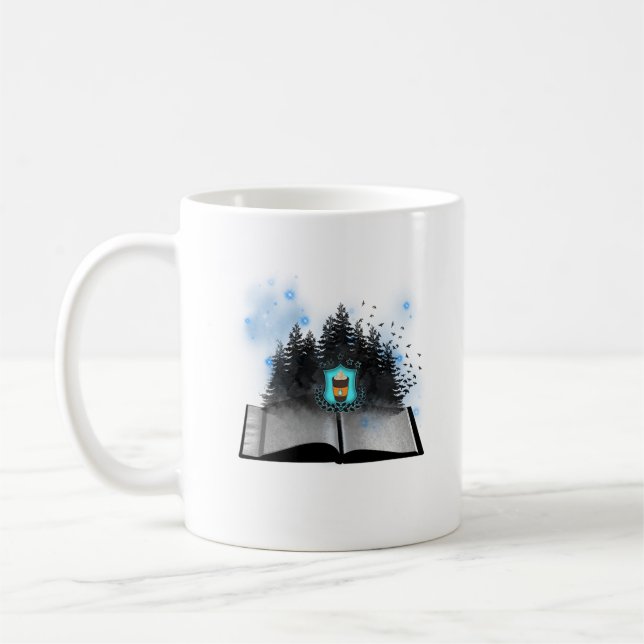 Caneca De Café Mug da Série da Biblioteca Ortográfica (Esquerda)