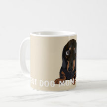 Mug Dachsund Puppy Dormindo