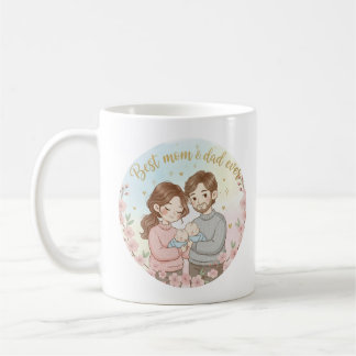 Caneca De Café Mug dad and mom 