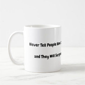 Caneca De Café Mug de abordagem de liderança