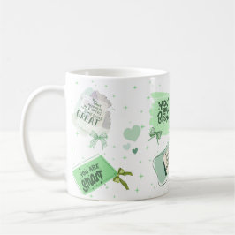 Caneca De Café Mug de Afirmação Positiva