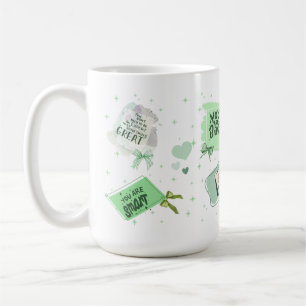 Caneca De Café Mug de Afirmação Positiva