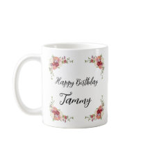 Mug de aniversário personalizado - Nome personaliz