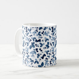 Caneca De Café Mug De Aquarela Floral Elegante