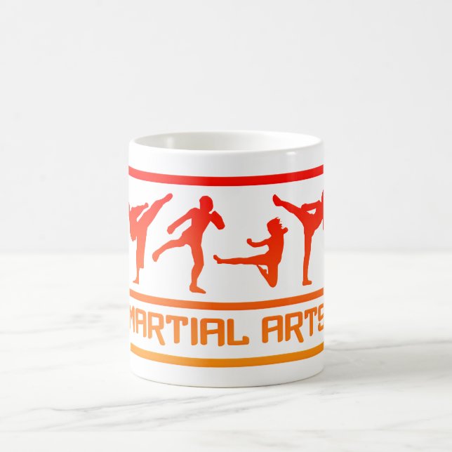Caneca De Café Mug de Artes Marciais - escolha estilo e cor (Centro)