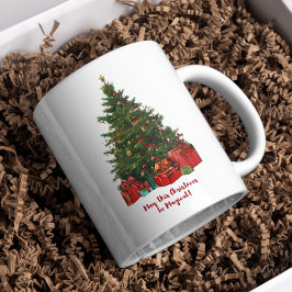 Caneca De Café Mug de árvore de Natal mágico