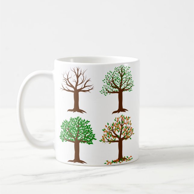 Caneca De Café Mug de Árvore Quatro Seasons (Esquerda)