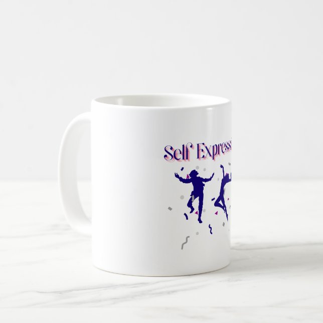 Caneca De Café Mug de autoexpressão (Frente Esquerda)