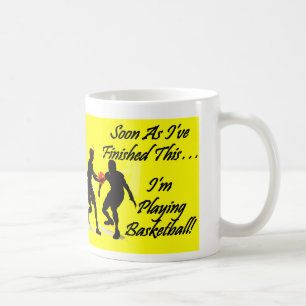 Caneca De Café Mug de basquete