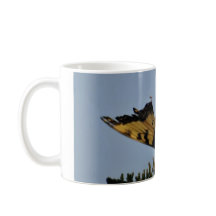 Mug de borboleta vitoriosa