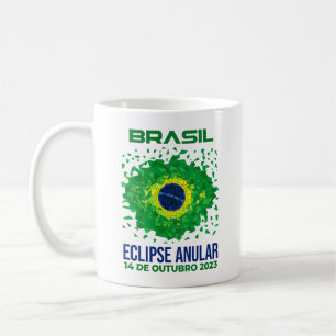 Caneca De Café Mug de café anual do Eclipse Brasil