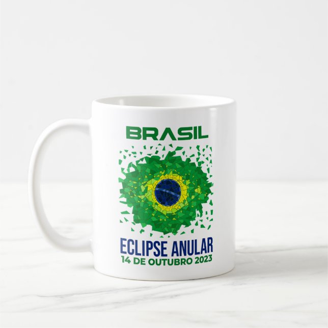 Caneca De Café Mug de café anual do Eclipse Brasil (Esquerda)