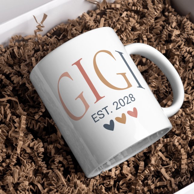 Caneca De Café Mug de café Boho Gigi Personalizado - Presente De  (personalized gigi mug, gigi coffee mug, boho gigi mug, gigi mothers day, gigi gift idea, grandma mug)