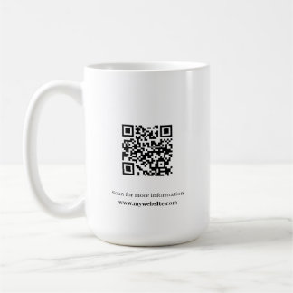 Caneca De Café Mug de café com código QR