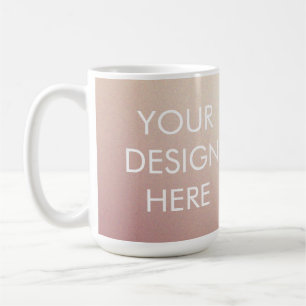 Caneca De Café Mug de café com gradiente de vegetação personaliza