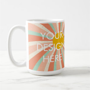 Caneca De Café Mug de café com gradiente de vegetação personaliza