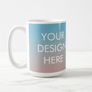 Caneca De Café Mug de café com gradiente de vegetação personaliza