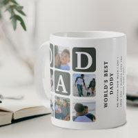 Mug de café com PAI de Grau Múltiplo Moderno