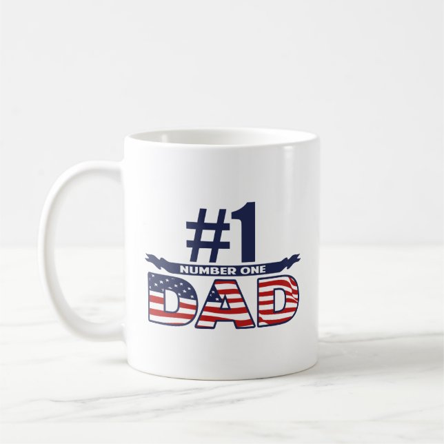 Caneca De Café Mug de café com Pai Número Um (Esquerda)