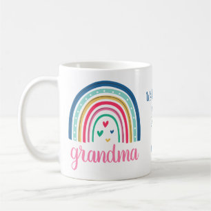 Caneca De Café Mug De Café Da Avó Rainbow Personalizada