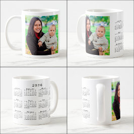 Caneca De Café Mug de Café de Calendário Personalizado 2026