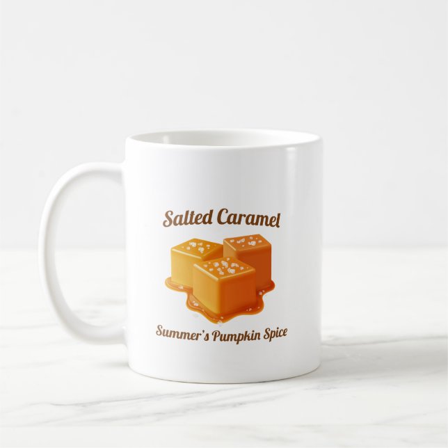 Caneca De Café Mug De Café De Caramelo Salgado Humoroso (Esquerda)