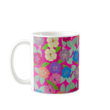 Mug De Café De Flor De Gerânio