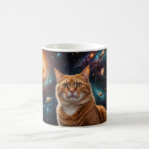 Caneca De Café Mug de café de gato cósmico