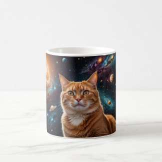 Caneca De Café Mug de café de gato cósmico