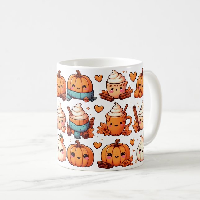 Caneca De Café Mug de Café de Halloween (Frente Esquerda)