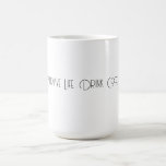 Caneca De Café Mug de Café de Mensagem Personalizada<br><div class="desc">Design sua própria caneca de café de mensagem personalizada para um toque personalizado toda manhã. Perfeito para nomes, citações ou mensagens sentidas, ele faz um presente ideal para amigos, familiares ou colegas de trabalho. Micro-ondas duráveis e máquinas de lavar louça seguras para uso diário.</div>