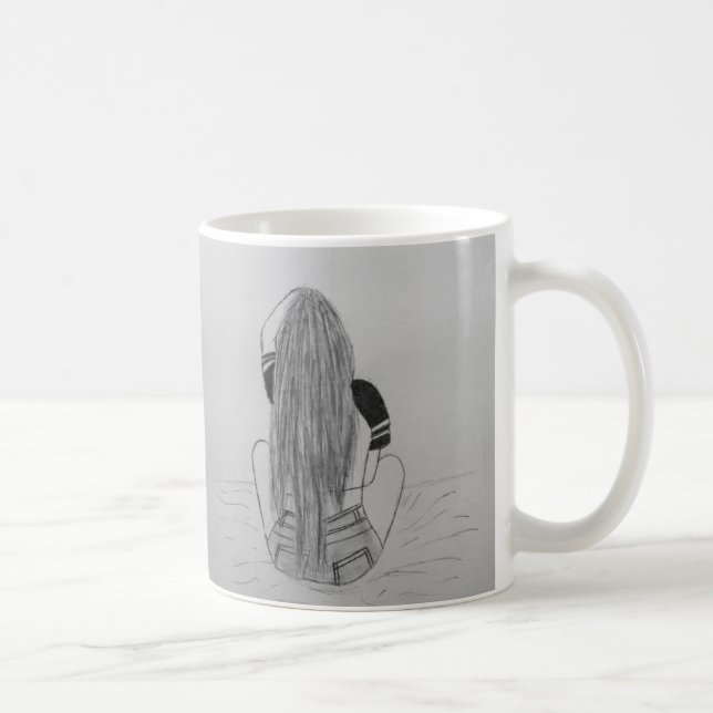 Caneca De Café Mug de café de Pintinho básico (Direita)