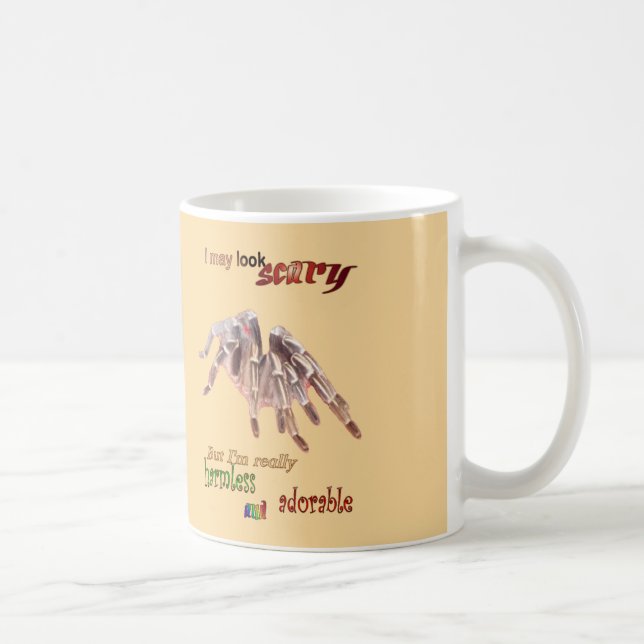 Caneca De Café Mug De Café De Tarantula Sem Efeito (Direita)