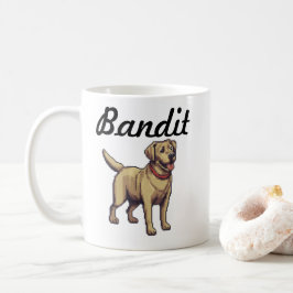 Caneca De Café Mug de café de varejo de labrador, bonito e person