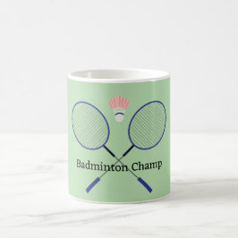 Caneca De Café Mug de café Design de Badminton