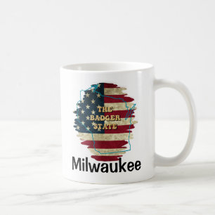 Caneca De Café Mug de Café do Estado do Wisconsin Personalizado