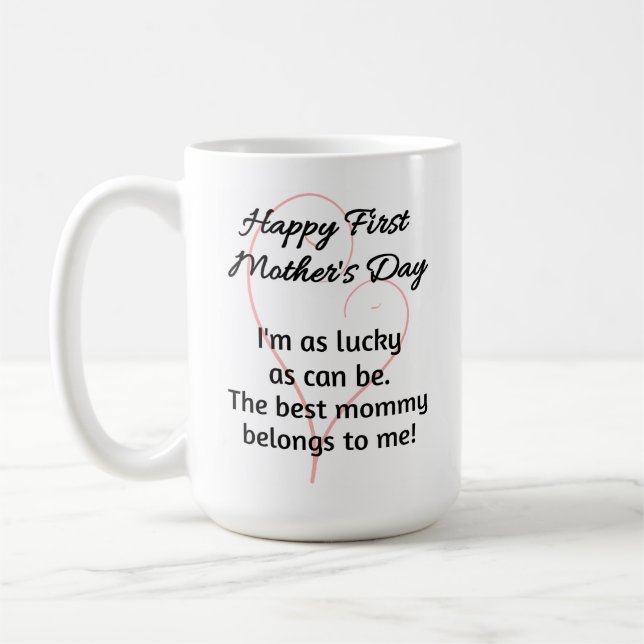 Caneca De Café Mug de café do primeiro Dia de as mães para gemini (Esquerda)