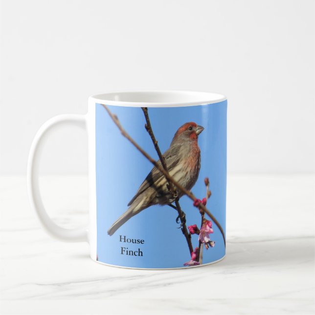 Caneca De Café Mug de Café Finch House por BirdingCollectibles (Esquerda)