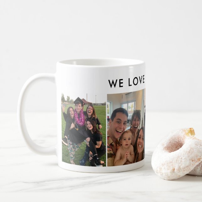 Caneca De Café Mug de Café Fotográfico Personalizado | Presente p (Com Donut)