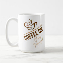 Mug De Café Grande - Café No Caos Gerenciado