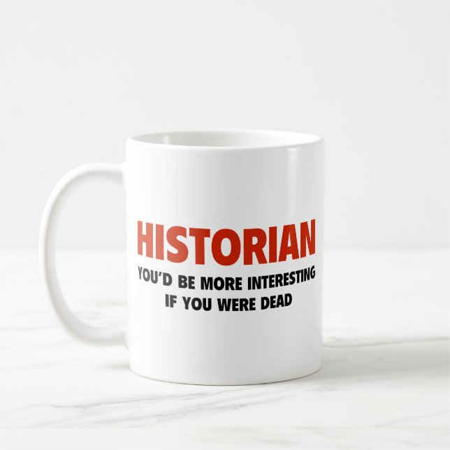 Caneca De Café Mug de café historiador (Esquerda)