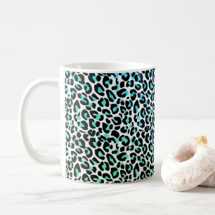 Caneca De Café Mug de café impresso do Leopardo