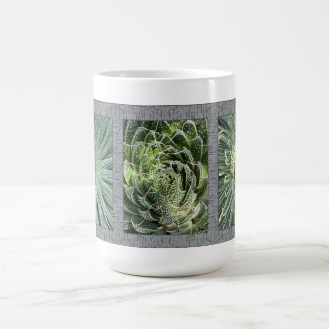 Caneca De Café Mug de café inspirado com plantas de Aloe (Centro)