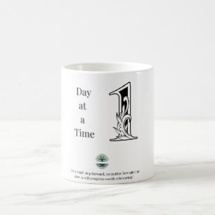 Caneca De Café Mug de café motivacional - Um dia de cada citação