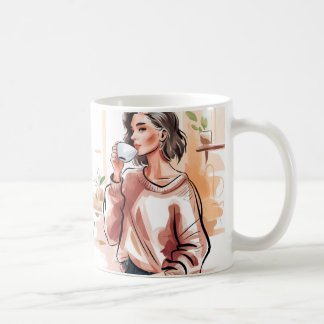 Caneca De Café Mug de café motivado pela ambição