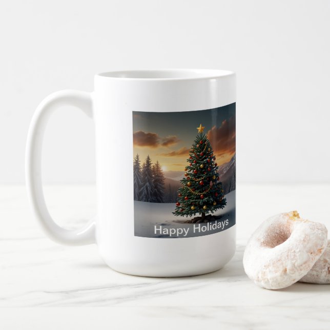 Caneca De Café Mug de café personalizado com Design moderno (Com Donut)