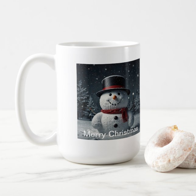 Caneca De Café Mug de café personalizado com Design moderno (Com Donut)