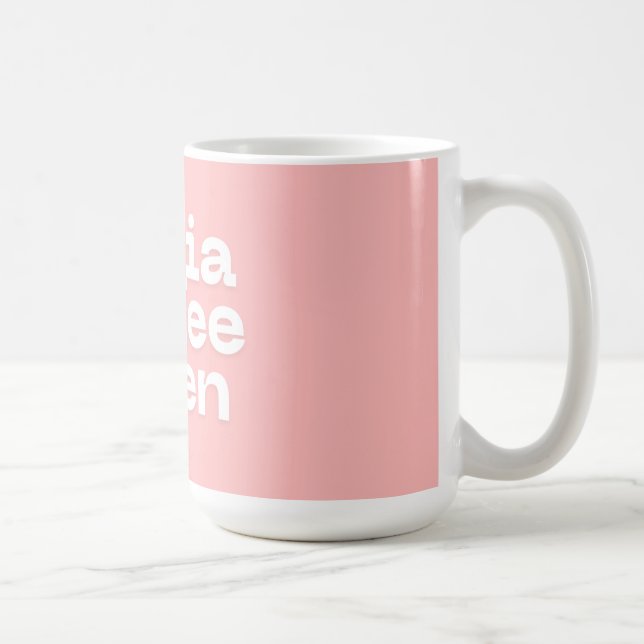 Caneca De Café Mug de Café Personalizado - Presente de Nome Perso (Direita)