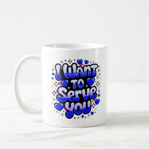 Caneca De Café Mug De Café Personalizado "Quero Servir-Te" - Româ